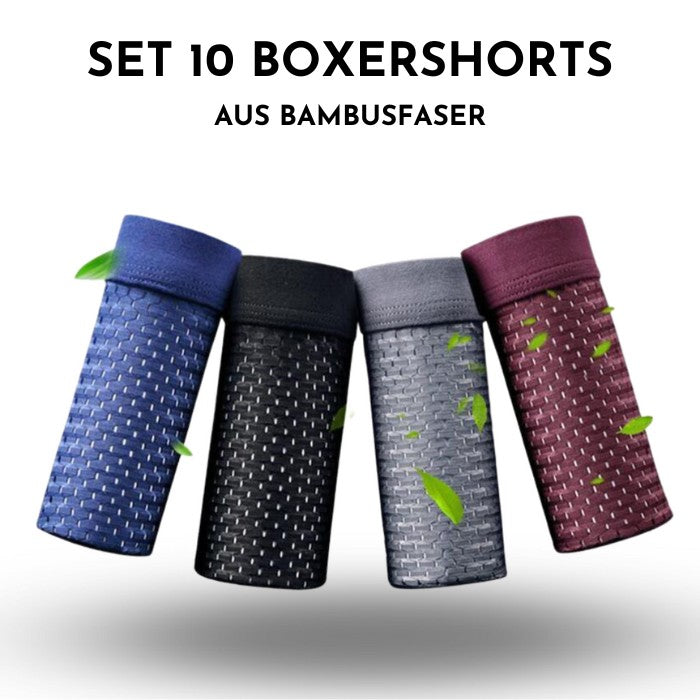 10er-Set Boxershorts aus Bambusfaser - Kaufen Sie 5 und erhalten Sie 10
