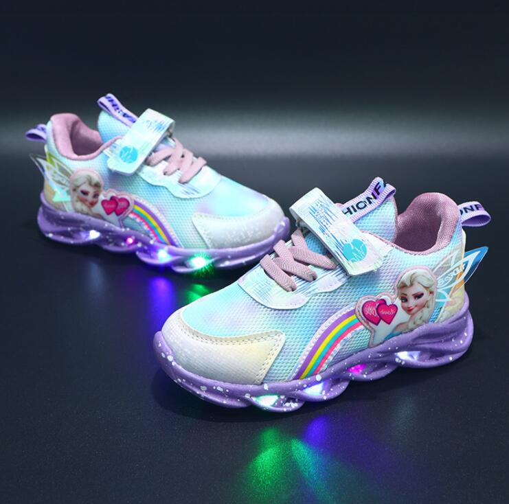 Leuchtende Prinzessinnen-Sneaker für Kinder