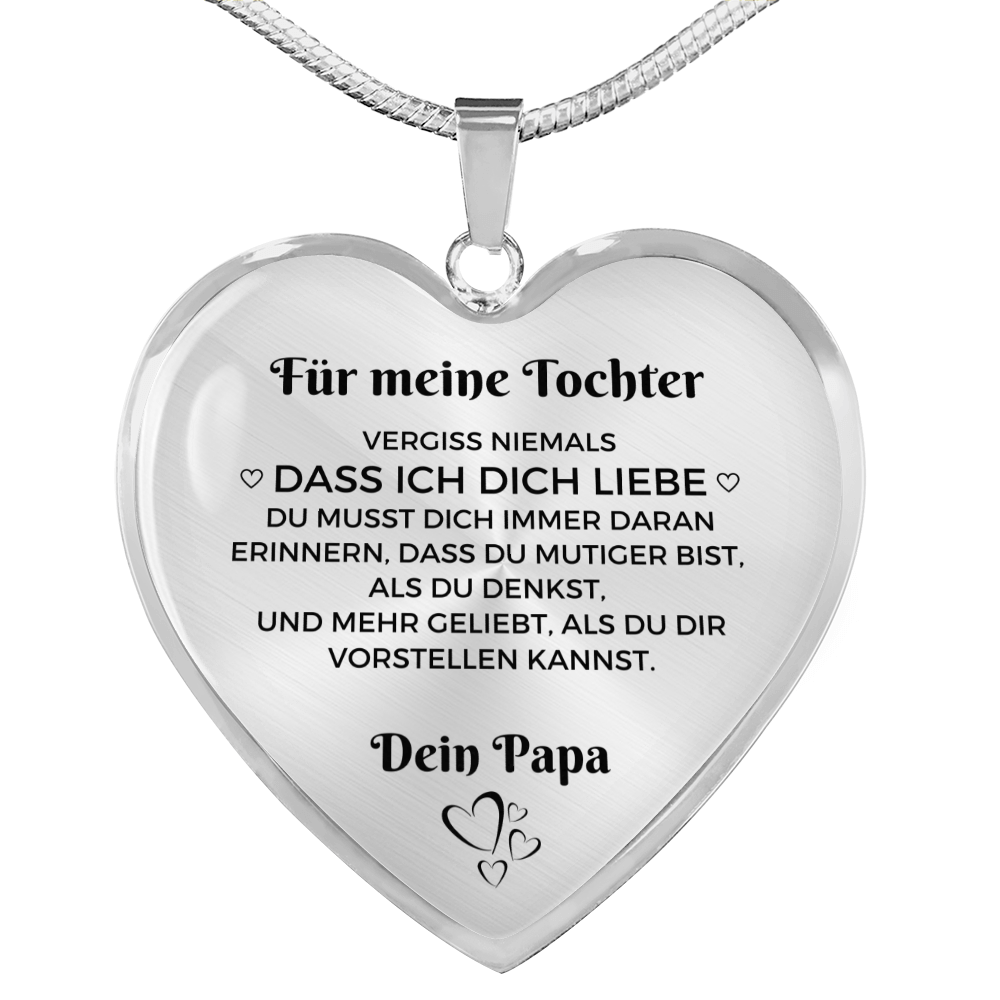 Herzhalskette - Für meine Tochter