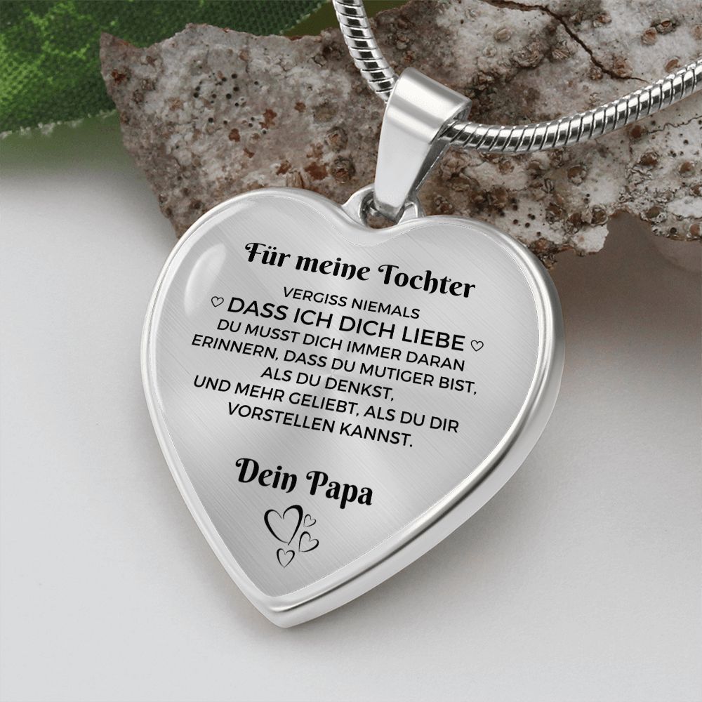 Herzhalskette - Für meine Tochter