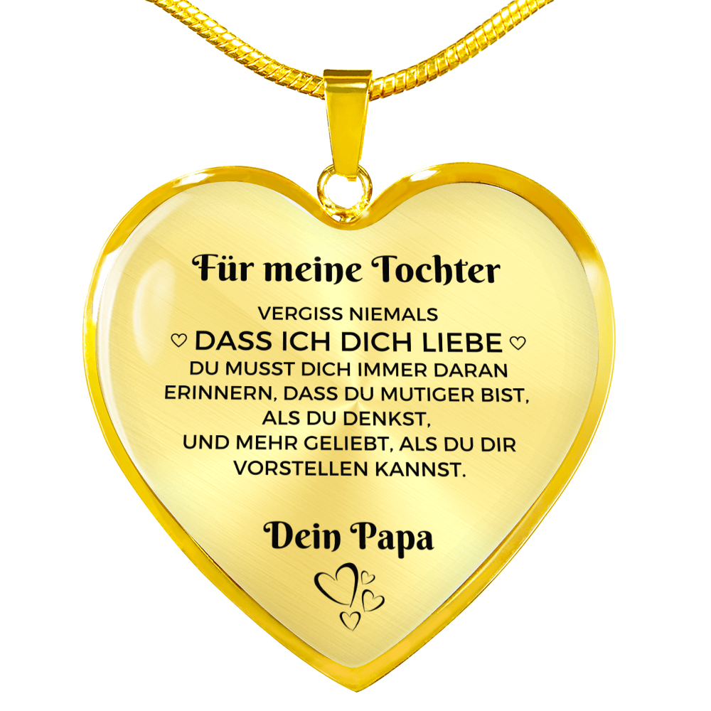 Herzhalskette - Für meine Tochter